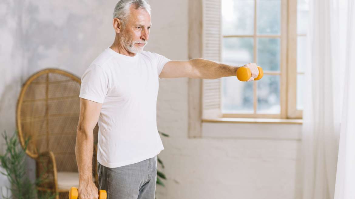 How do you keep your muscles fit after age 65?