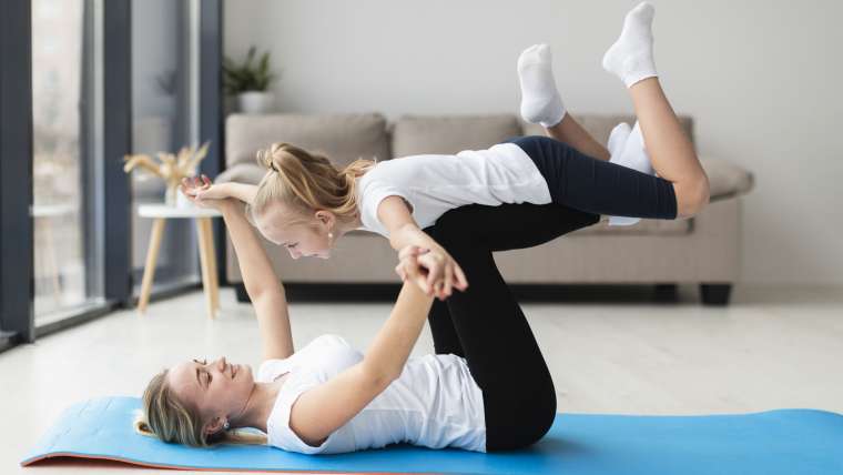 10 ideas for joint gymnastics with your child
