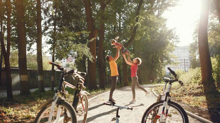 Healthy habits of active families